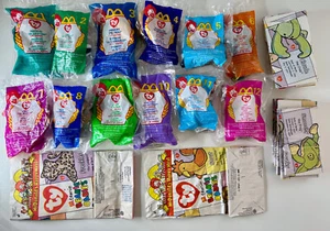 McDonalds TY Teenie Beanie Babys 1999 KOMPLETTSATZ 12 NEU VERSIEGELT & 10 Beutel - Bild 1 von 13