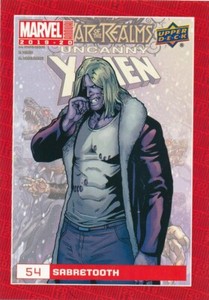 #54 SABERTOOTH 2019-20 2020 Upper Deck Marvel Annual X-MEN WOLVERINE