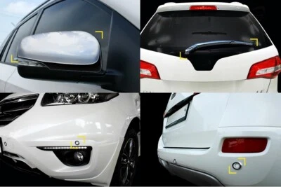 ACCESSORI RENAULT KOLEOS 2012-2016 TUNING SPECCHIO BRACCIO TERGICRISTALLO CROMO TAPPI  - Immagine 1 di 4