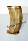 Antique Brass Designer Viking Drinking Glass Horn Cup Chalice Beer Wine Gift