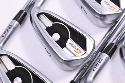 Ping G400 Irons / 5-PW+UW / Black Dot / Regular Flex Ping AWT 2.0 Shafts - Image 1 of 4