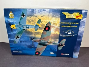 Corgi Aviation Archive SUPERMARINE SPITFIRE MK1 MESSERSCHMITT BF 109E Britain - Picture 1 of 9