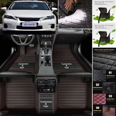 For Lexus CT 200h Car Floor Mats Luxury Waterproof Carpets Liners Interior Auto - Image 1 of 4