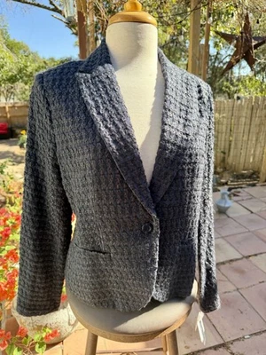 Blazer Amanda + Chelsea azul/negro Foto 1 de 4