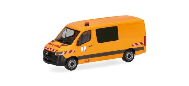 Herpa 098663 Mercedes Benz Sprinter Halbbus Max Bögel HO 1 87 NUOVO