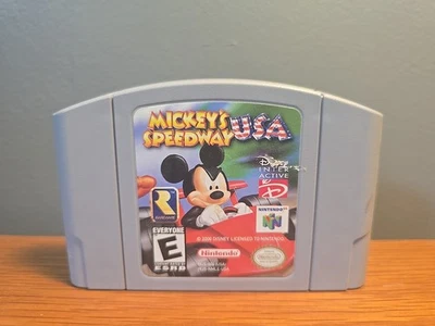 Nintendo 64 N64 Mickey’s Speedway USA - Authentic OEM - Tested & Working - Image 1 of 4
