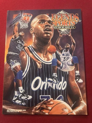 Leyendas Septiembre/Octubre 1993 Memorabilia Deportiva Shaq O'Neil Cubierta 5, Mantle, Montana Foto 1 de 4