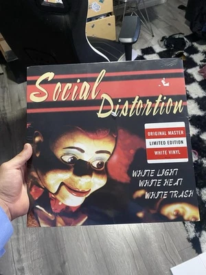 Social Distortion- White Light White Heat White Trash LP White Marble Vinyl  - Image 1 of 2