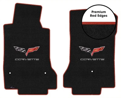 Alfombra de primera fila Lloyd Velourtex para Corvette 2007-2013 (#L3051) ébano Foto 1 de 4