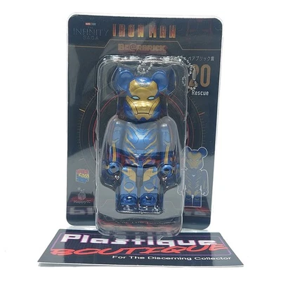 Bearbrick Rescue Armor #20 100% MARVEL INFINITY SAGA HALL OF FIGURE IRON MAN - Image 1 of 4