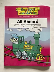 Sing Spell Read & Write Book K-1 All Aboard Language Arts Curriculum - Picture 1 of 7