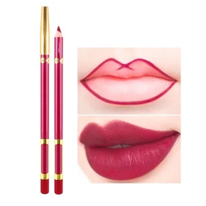 Lipstick Pencil Claret Lip Liner Makeup Non Stick Glue Waterproof Long - Picture 1 of 1