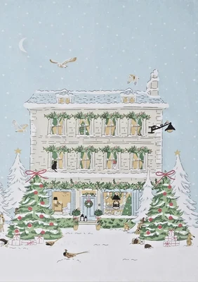 Nuevo con etiquetas Juego de toallas Sophie Allport Christmas House 4 piezas baño mano terciopelo Terry Holida Foto 1 de 4