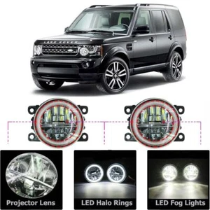 Kit Fendinebbia LED Angel Eye Anelli DRL Adatto per Land Rover Discovery 4 2010-2013 - Foto 1 di 12