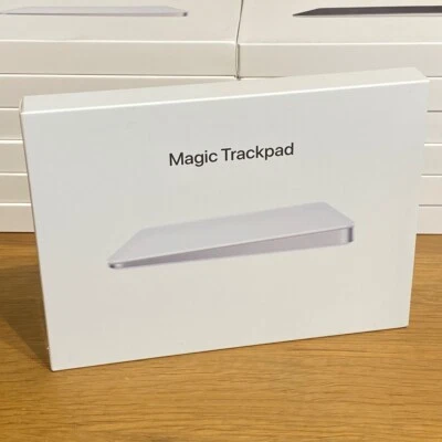 Apple Magic Trackpad White Silver Multi-Touch Surface Lightning Model Sealed - Image 1 of 4