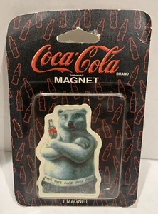 Coca-Cola 1996 Eisbär "Unterwäsche" Magnet, 3" x 2" - Neu und versiegelt - Bild 1 von 3