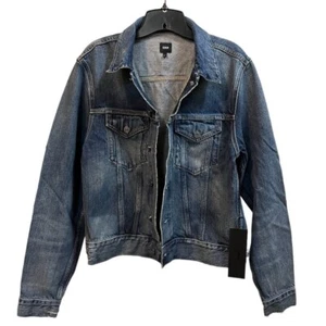 NWT Edwin Anthropologie Jean Jacket Women's Size M in Epic Blue (Clinton) - Picture 1 of 10