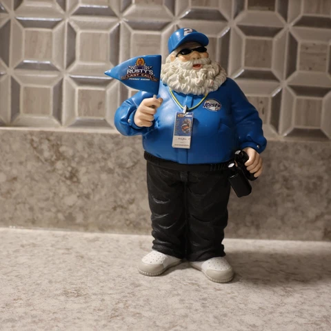 NASCAR 2006 Rusty Wallace Last Call Santa Claus Figurine Cover