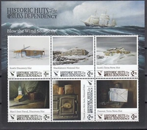 ROSS DEP. 2017 Historic Huts, Miniature Sheet MNH - Picture 1 of 1