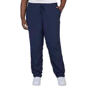 Kirkland Signature Women's Size 2XL Woven Active Pants, Blue - Picture 1 of 7