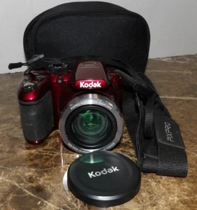 Kodak Pixpro AZ401 Red Digital Camera 40x Zoom 24mm 16MP Lens W/ 64GB SD Card - Picture 1 of 13