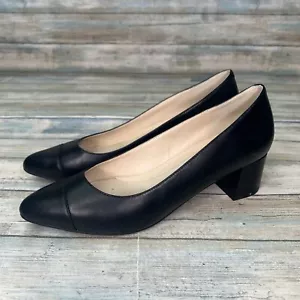 Cole Haan Go-To Block Heel Waterproof Pump Grand.OS Black Sz 6.5B Shoe - Picture 1 of 10