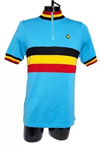 De marchi 1974 Belgium Short Sleeve Cycling Jersey Men's Size XXL Issues - Picture 1 of 13