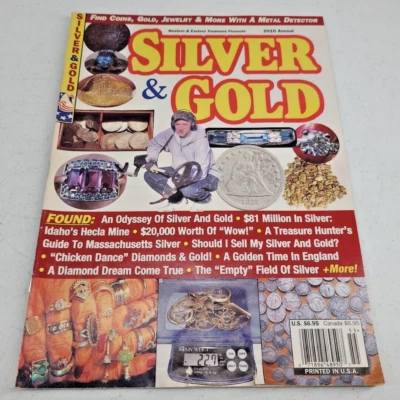 Silver & Gold Magazine 2010 Metal Detecting Treasure Hunting Find Coins Jewelry - Image 1 of 4