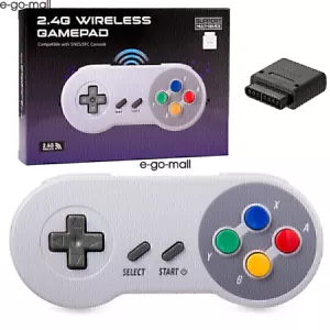 Wireless SNES Gamepad Receiver for Super Nintendo Entertainment System SFC SNES - Picture 1 of 46