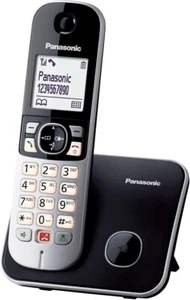 Panasonic KXTG6851JTB Telefono Fisso Cordless Nero con Vivavoce - Foto 1 di 5