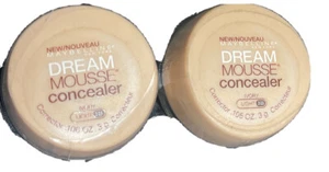 2 Maybelline New York Dream Mousse Concealer Ivory Light 2-3.5 0.106 oz Duo Pack - Picture 1 of 4