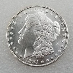Stempelglanz 1881 S Morgan Silber Dollar 1 Dollar Stempelglanz - Bild 1 von 1