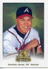 2002 Donruss Diamond Kings Sample Gold #048 Chipper Jones