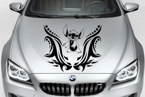 TRIBAL STITCH CUSTOM PERSONALIZE VINYL DECAL CAR TRUCK HOOD SIDE - Picture 1 of 2