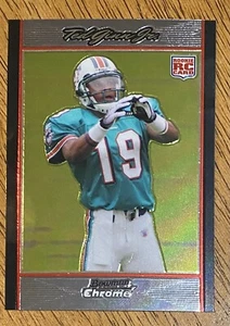 2007 Bowman Chrome Football TED GINN Jr. RC #BC76 Dolphins  - Picture 1 of 2