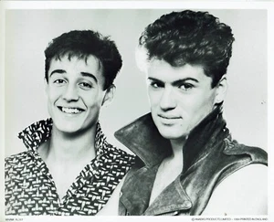 Fotografía vintage de George Michael Andrew Ridgeley Wham #AL261 - Imagen 1 de 2