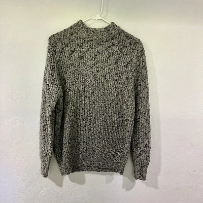 NUEVO CON ETIQUETAS Eddie Bauer Gris Para Mujer Cálido Acogedor Suéter Acrílico y Lana Talla Mediana U4 Foto 1 de 4