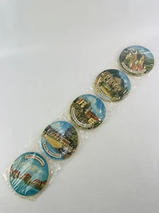 NEW Vtg Lot 20 K. Prossl Munchen Coasters Made in Germany Castles Oktoberfest - Imagen 1 de 10