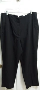 Nine West Tapered High Rise Black Dress Pants Womens Sz 18 NWT NEW Casual - Picture 1 of 9