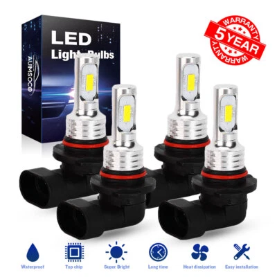 Faros LED blancos bombillas para Chevy Silverado 1500 2500HD 3500 1999-2006 Foto 1 de 4