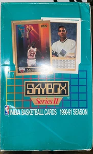 1990-91 SkyBox SERIES 2 BASKETBALL BOX - SEALED! 36 PACKS JORDAN? BULLS GEM? 🚀 - Picture 1 of 5