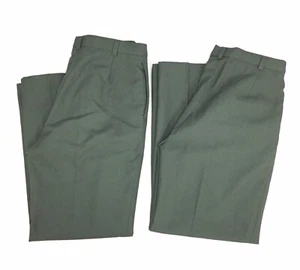DPSC US Army Military Wool Blend Pants - Women’s Size 14MR - Green - Lot Of 2 - Picture 1 of 8