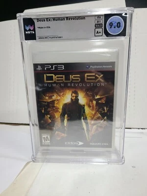 WATA 9.0 A+ DEUS EX HUMAN REVOLUTION Sony PlayStation 3 PS3 Factory Sealed Game - Image 1 of 4