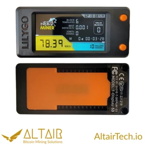 AltairTech.io NerdMiner V2 78kh Escritorio Lotería Minero, Reloj y BTC Rastreador de Precios - Imagen 1 de 7