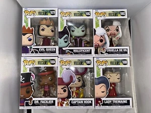 Funko Disney Villains Evil Queen & More Series 4 6pc. Vinyl Figure Set-New - Picture 1 of 1