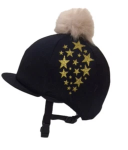 Capz Glitter Star Lycra with Faux Fur Pom Pom - Picture 1 of 1