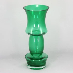 Vintage Riihimaki Green Dumbbell Vase - Picture 1 of 9