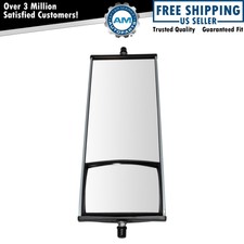 16" x 6.5" Aluminum West Coast Mirror w/ Convex Glass for Heavy Duty Semi Truck