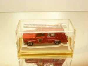 MAJORETTE 204 FIRE ENGINE LADDER TRUCK POMPIER -RED 1:80- VERY GOOD IN BOX - 246 - Imagen 1 de 10