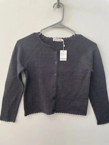 Bonpoint Girls Essie fancy stitched cardigan 10A - Picture 1 of 3